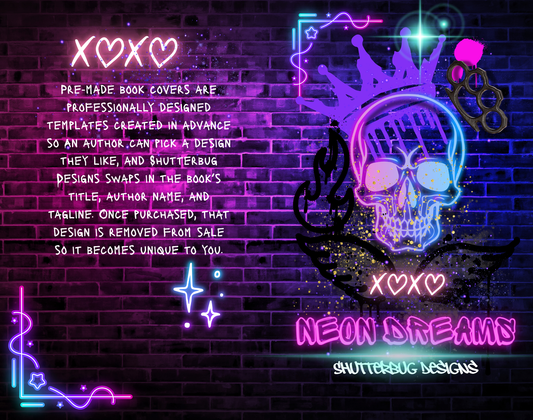 Neon Dreams Full Wrap Paperback